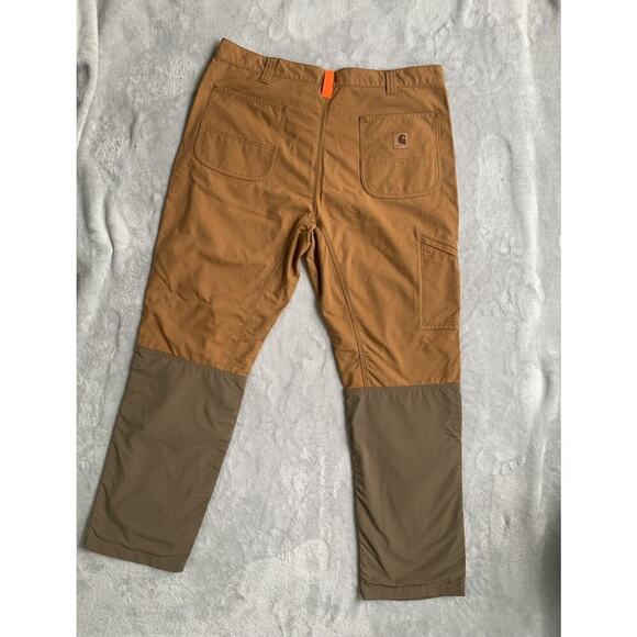Carhartt Rugged Flex Relaxed Fit Utility Carhartt Brown outwork outhunt 40x 34 - Picture 7 of 10